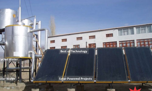 Solar Hydro Heating Project