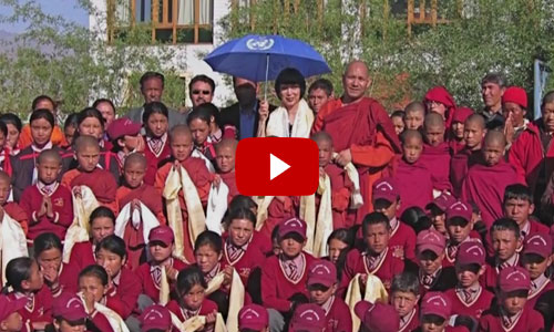 Mahabodhi International Meditation Center, Ladakh, India